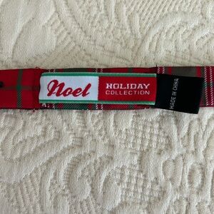 Noel holiday collection clip on bow tie
